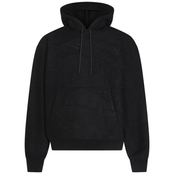 Burberry Relaxed Fit Black Hoodie - NWT